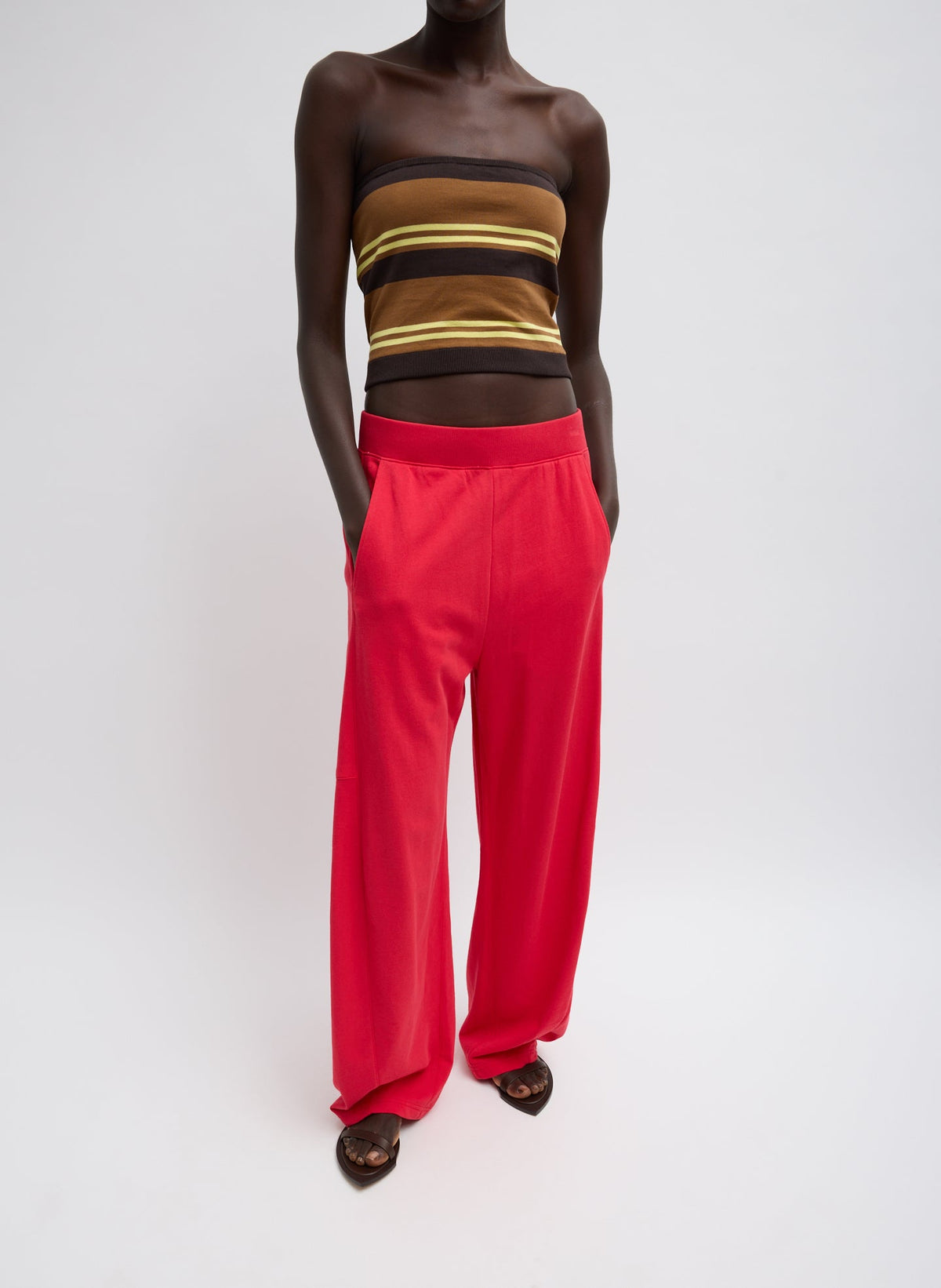 Super Fine Gauge Striped Tube Top | Tibi Great Value