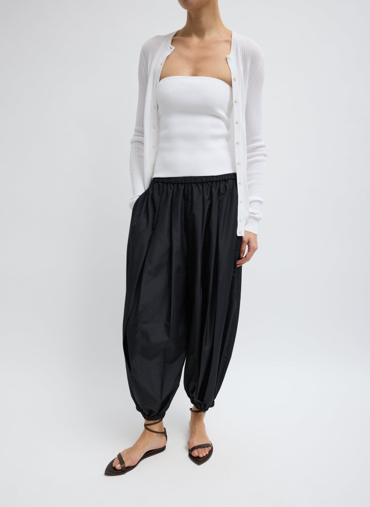 Ribbed Sweater Tube Top | Tibi Signature