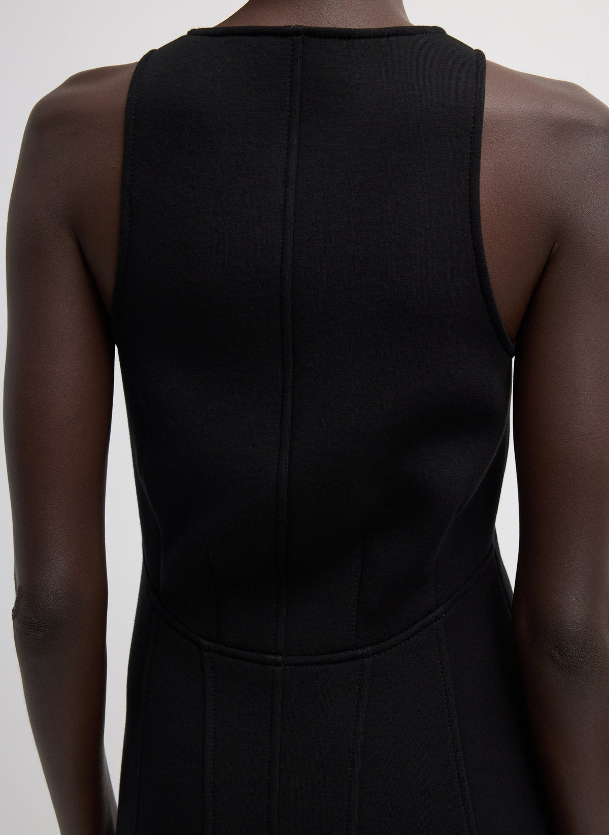 Bonded Viscose Sculpted Sleeveless Tunic Tank | Tibi Special Offer