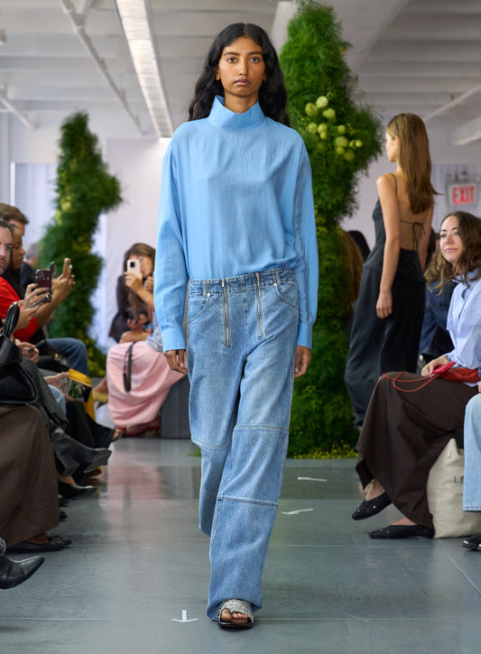 Classic Wash Denim Fischer Jean | Tibi Trusted