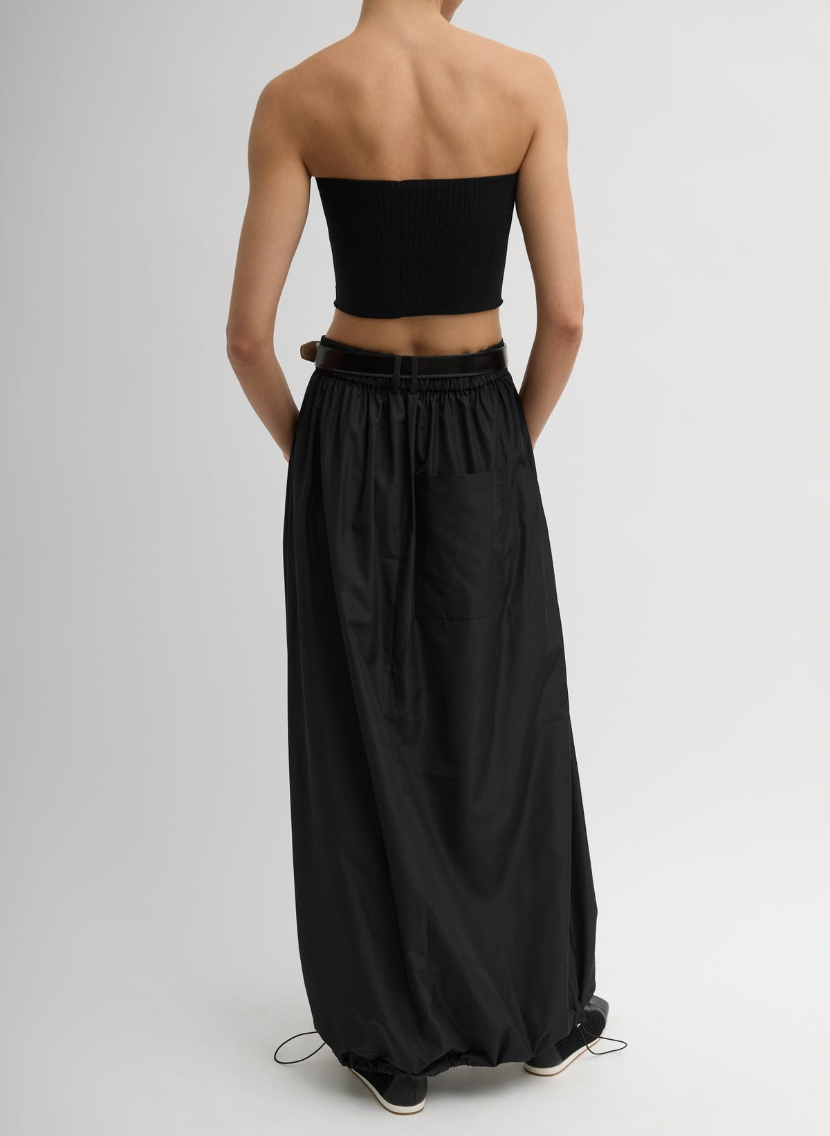 Italian Sporty Nylon Maxi Anorak Skirt | Tibi Classic