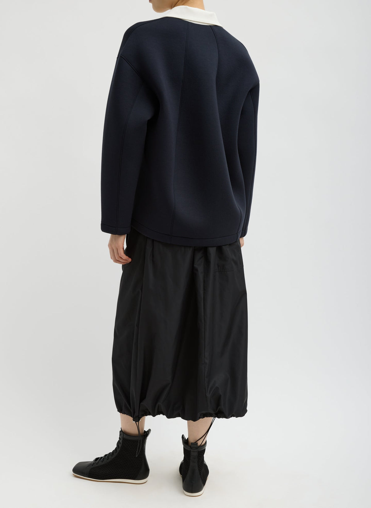 Italian Sporty Nylon Midi Anorak Skirt | Tibi Customer Favorite