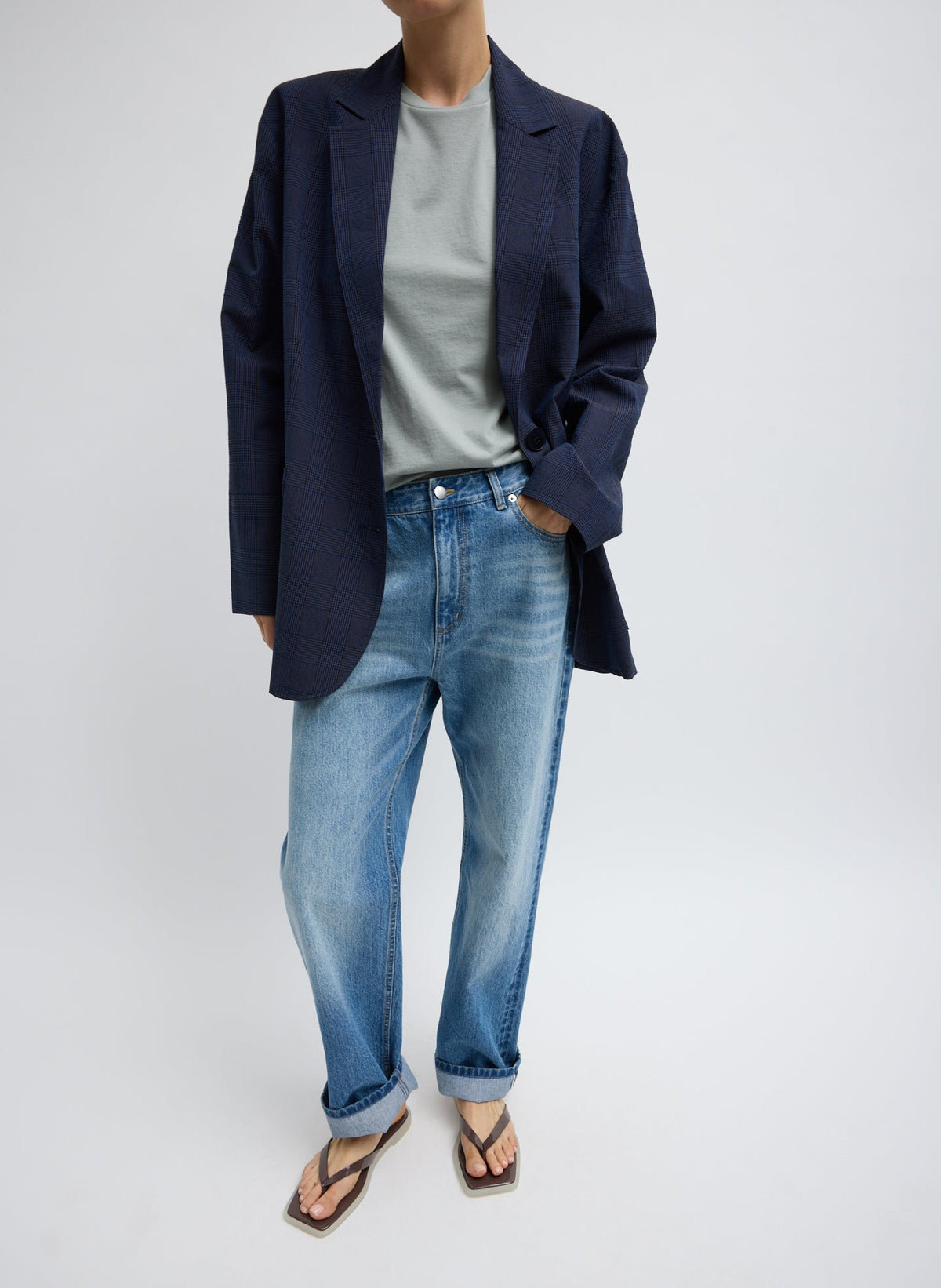 Menswear Crepon Liam Blazer | Tibi Deals