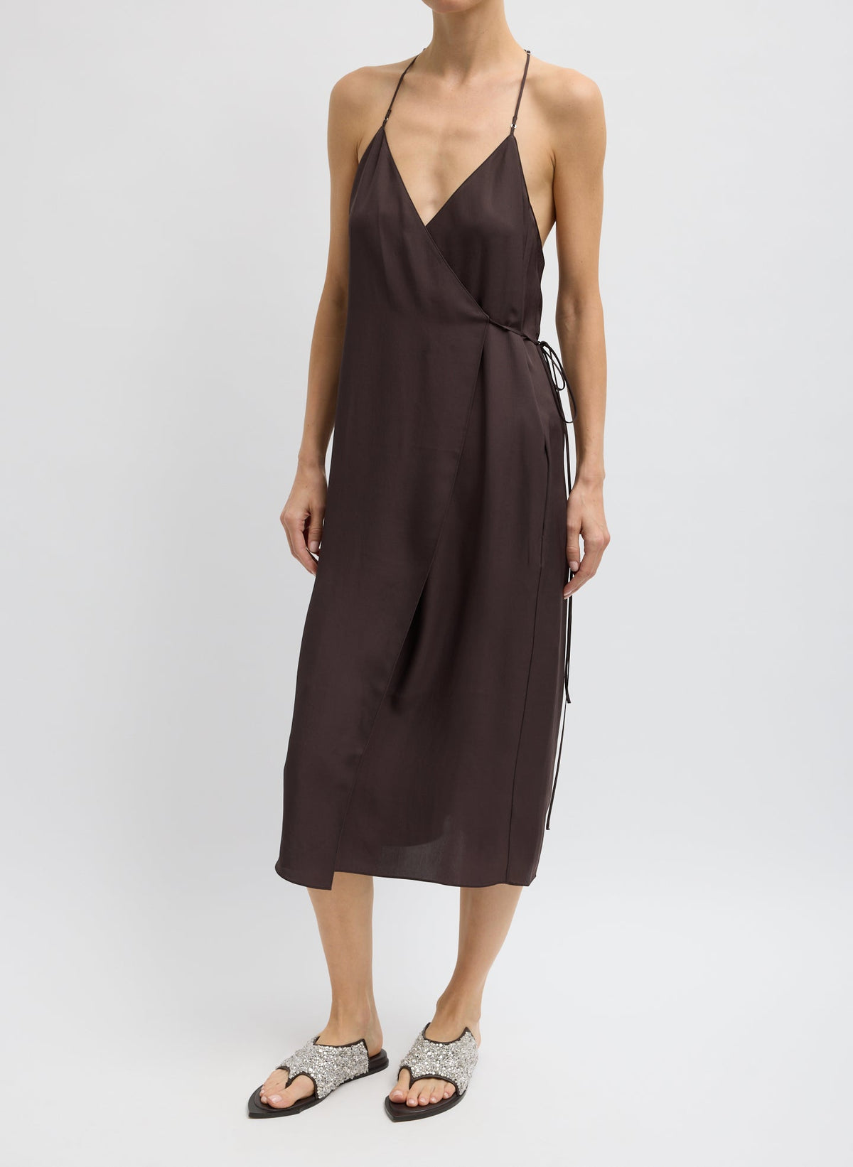 Summer Slip Wrap Dress | Tibi Trending