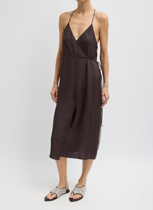 Summer Slip Wrap Dress | Tibi Trending