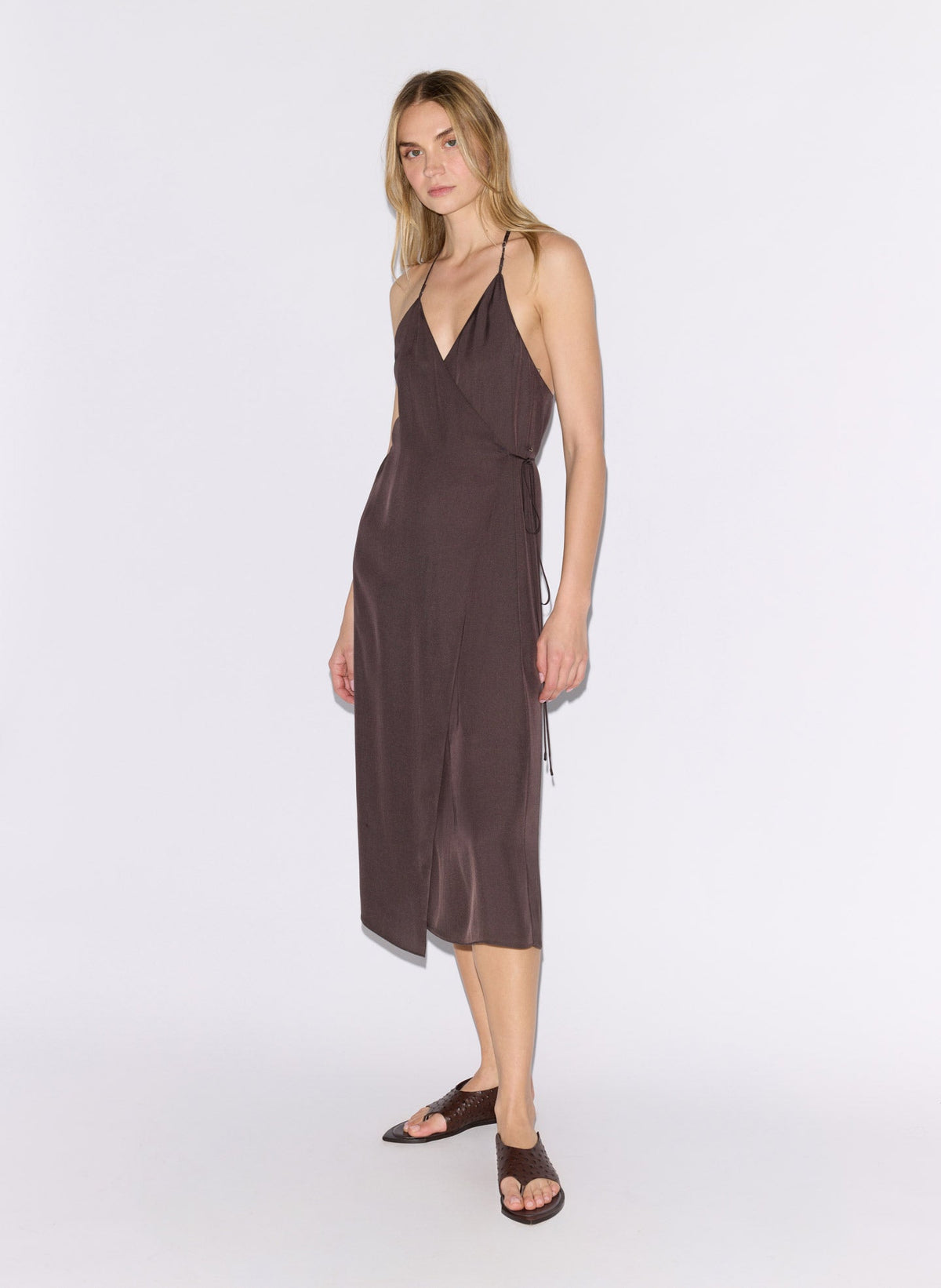 Summer Slip Wrap Dress | Tibi Trending