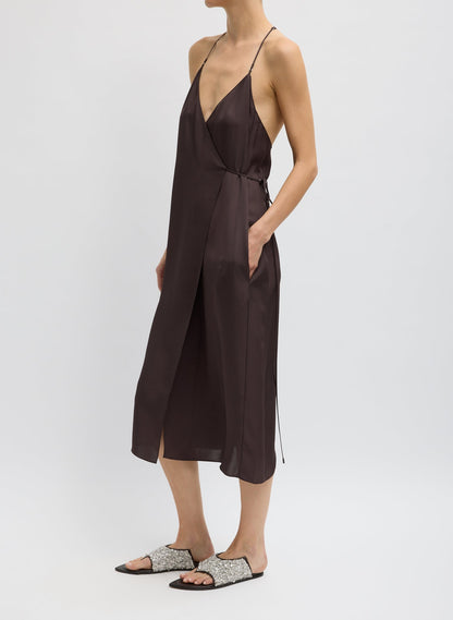 Summer Slip Wrap Dress | Tibi Trending