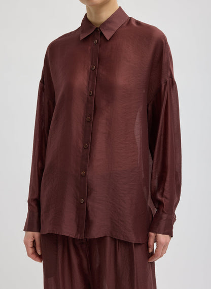 Summer Voile Oversized Shirt | Tibi Essential