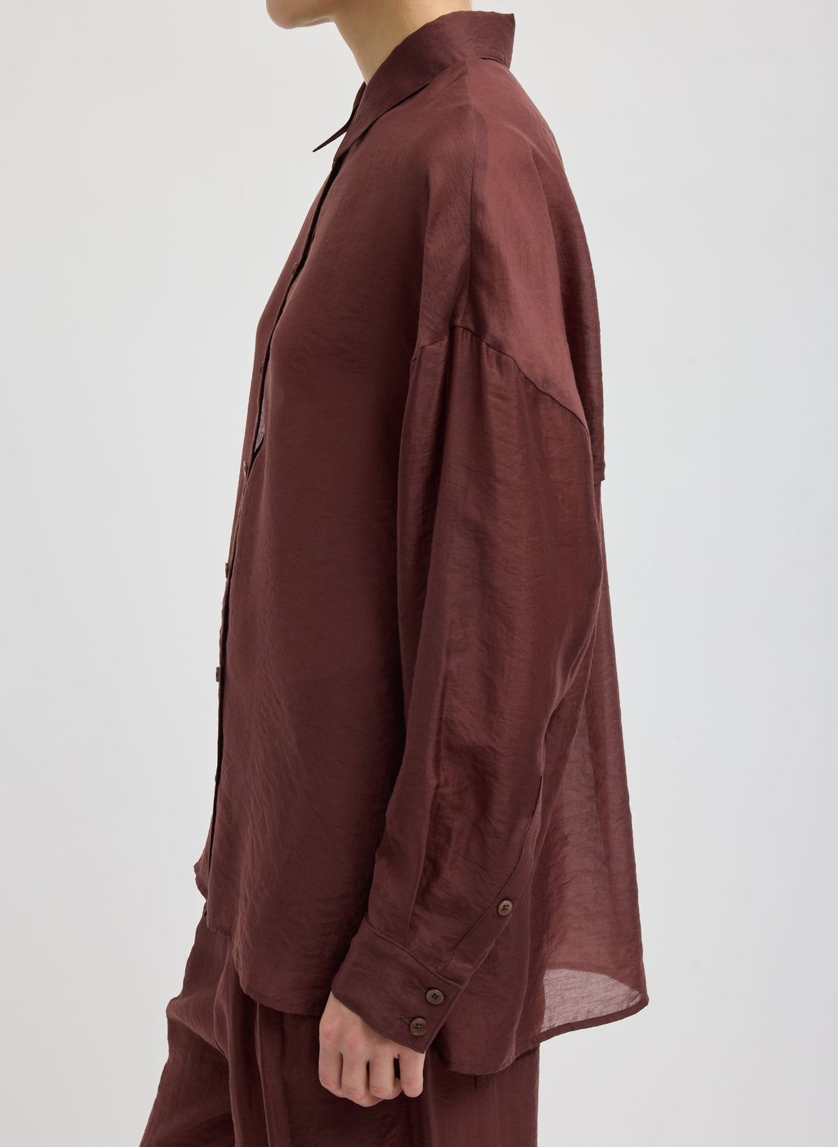Summer Voile Oversized Shirt | Tibi Essential