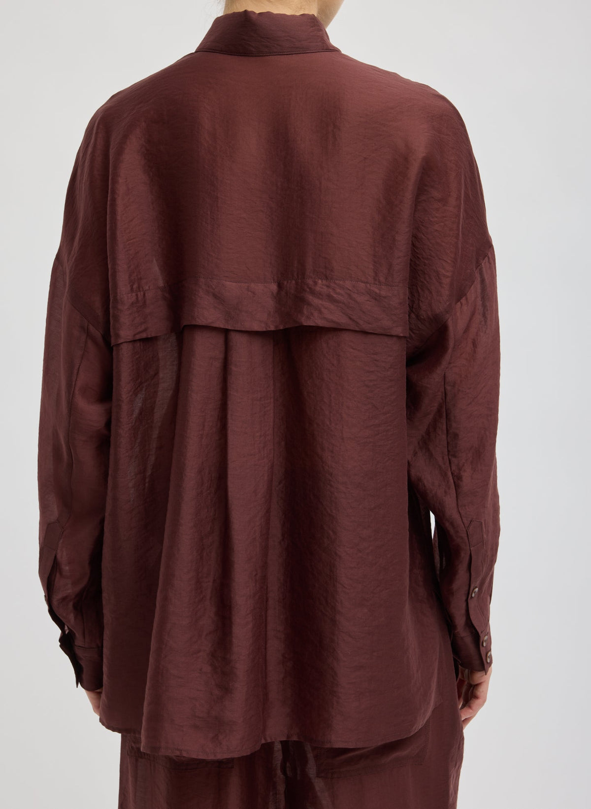 Summer Voile Oversized Shirt | Tibi Essential