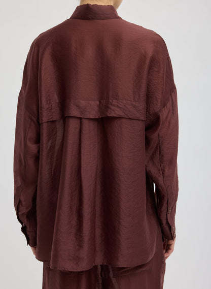 Summer Voile Oversized Shirt | Tibi Essential