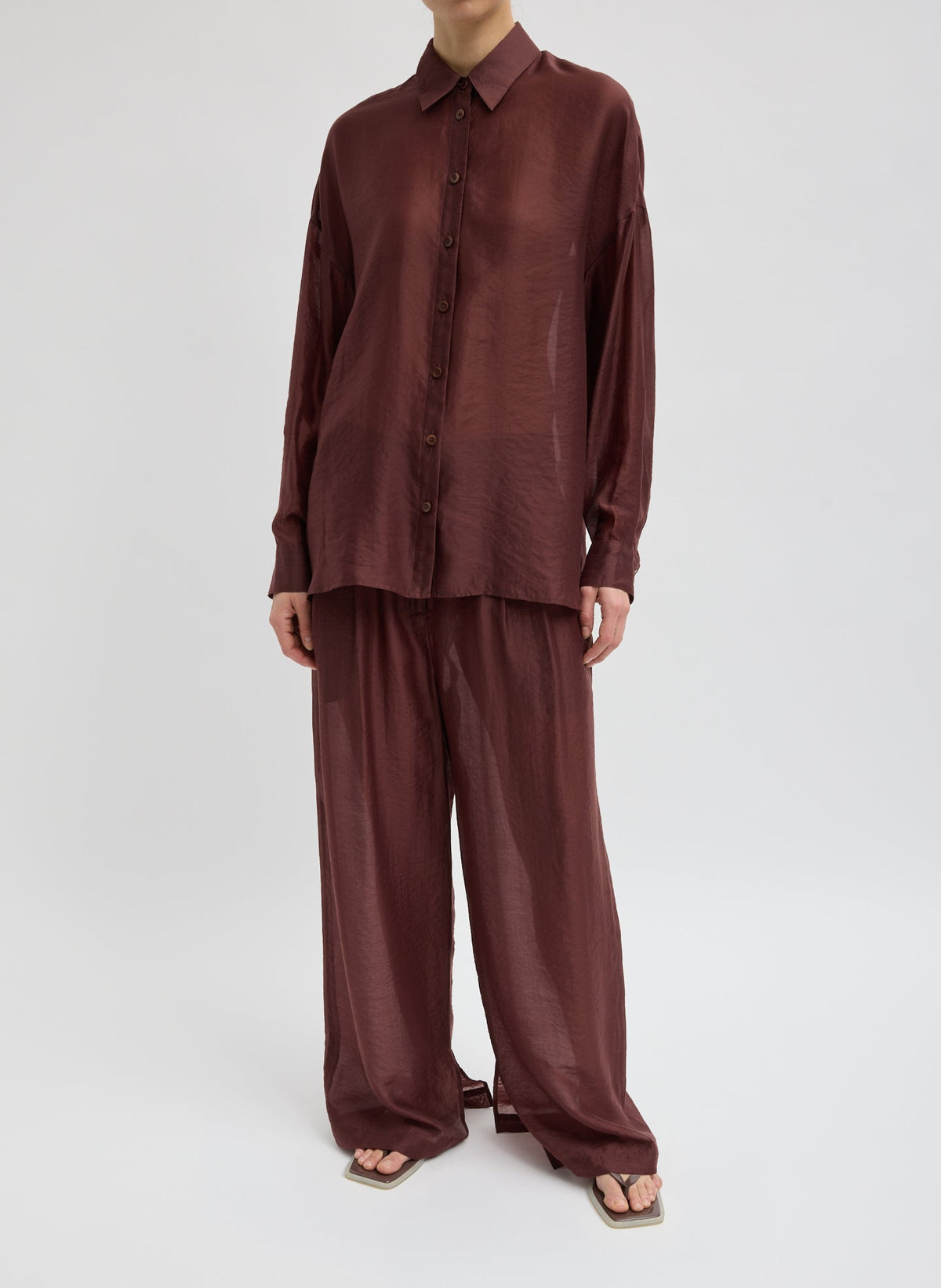 Summer Voile Oversized Shirt | Tibi Essential