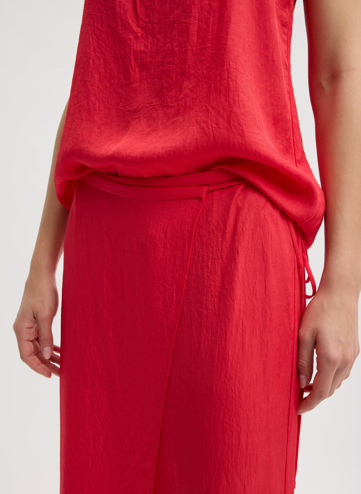 Summer Slip Wrap Skirt | Tibi Signature