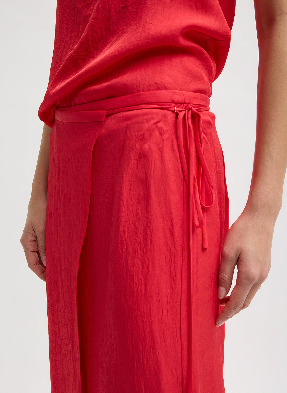 Summer Slip Wrap Skirt | Tibi Signature