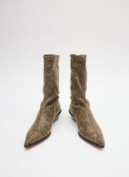 Distressed Leo Boot | Tibi Trending