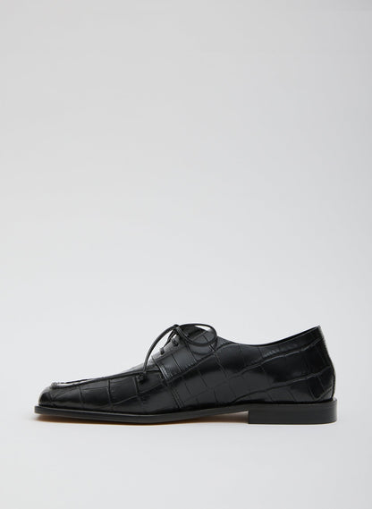 Brody Square Toe Loafer Crocodile Embossed | Tibi Top Pick