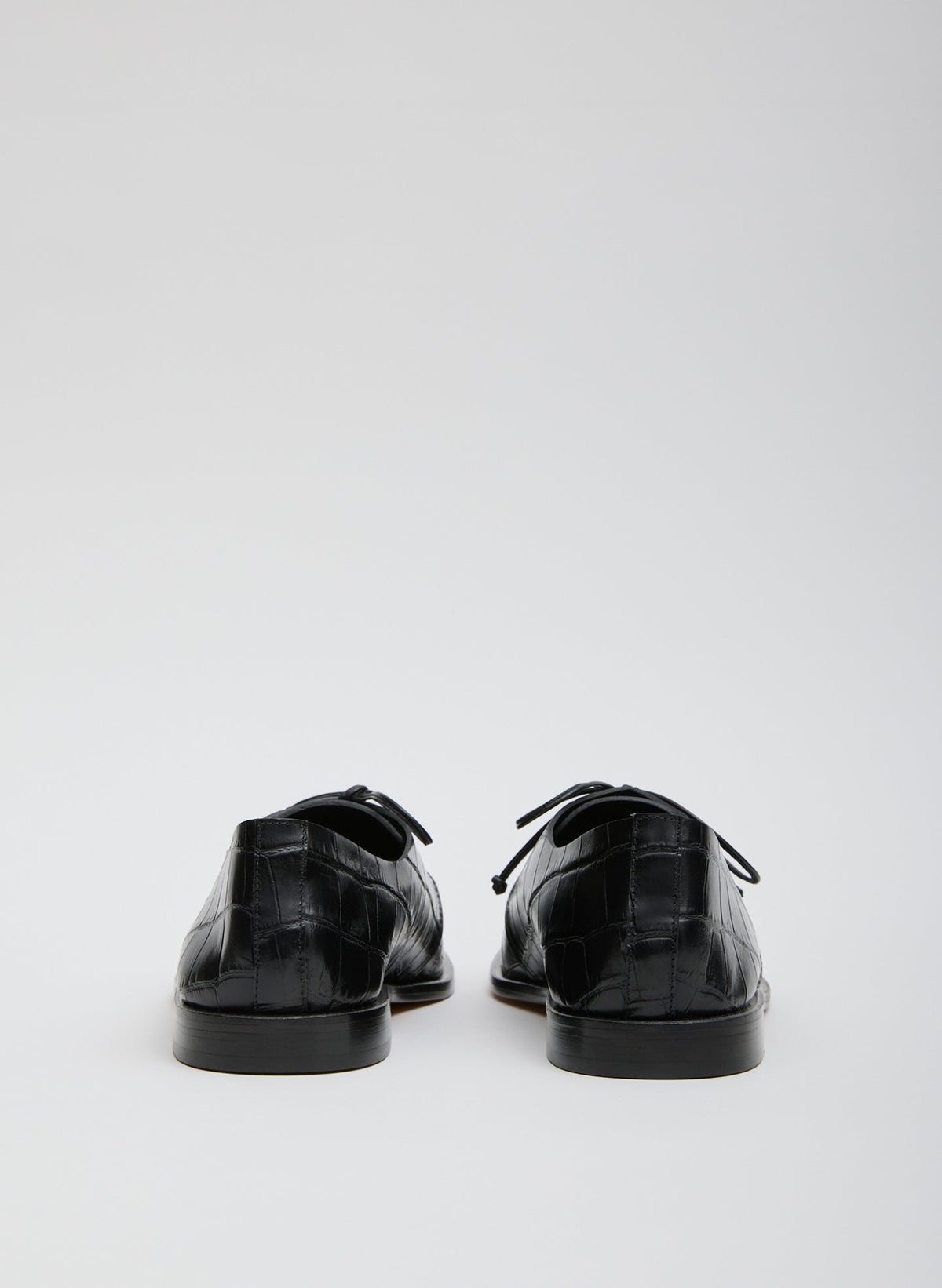Brody Square Toe Loafer Crocodile Embossed | Tibi Top Pick