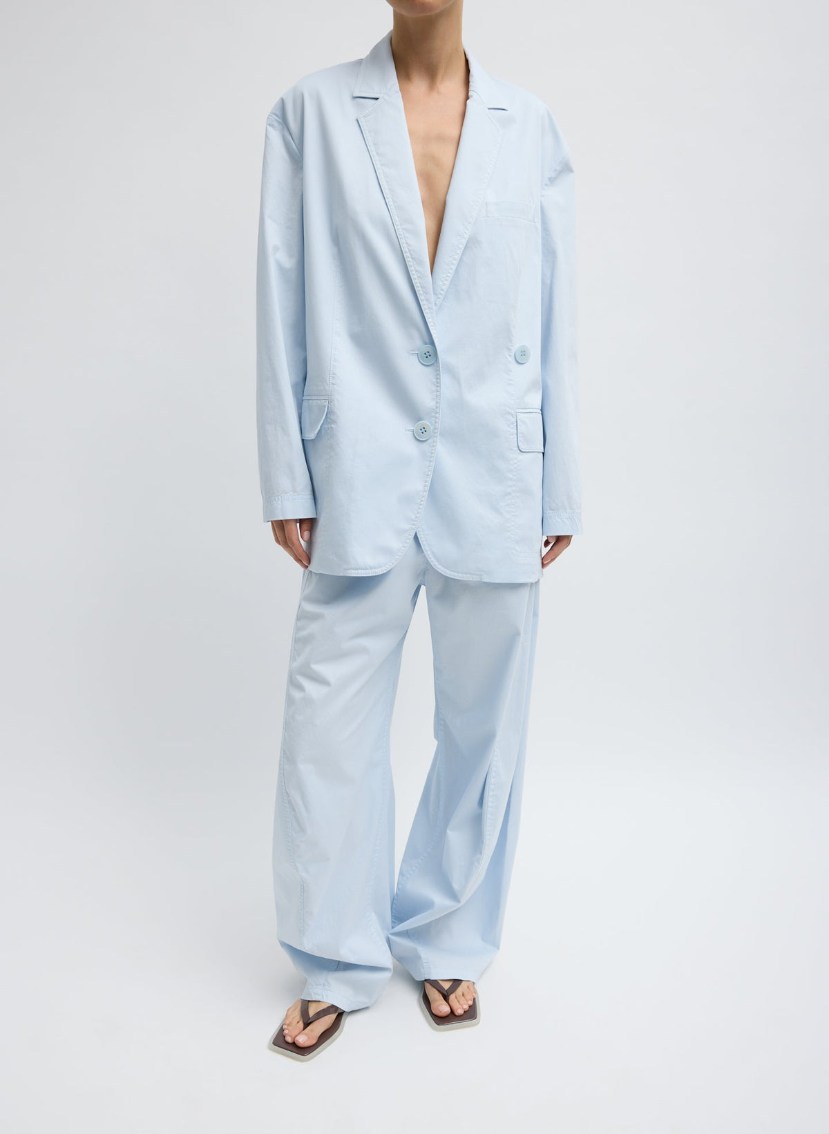 Garment Dyed Silky Cotton Liam Blazer | Tibi Hot Sale
