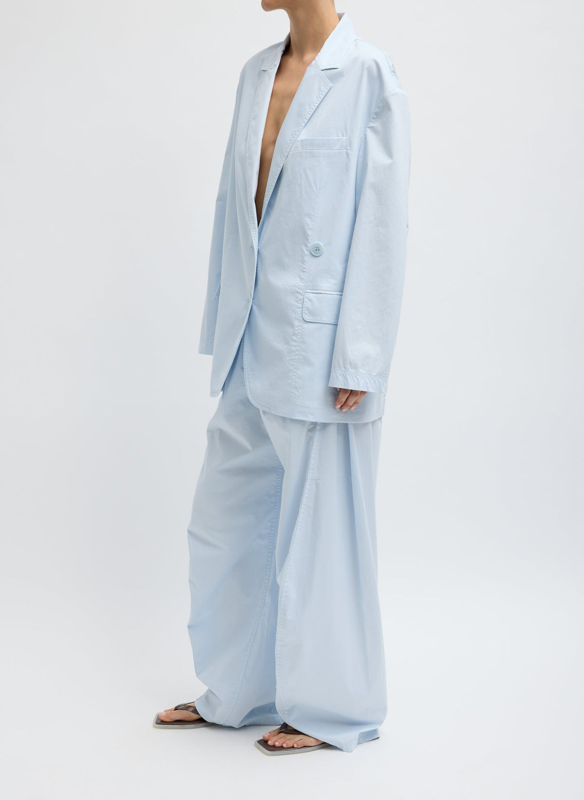 Garment Dyed Silky Cotton Liam Blazer | Tibi Hot Sale