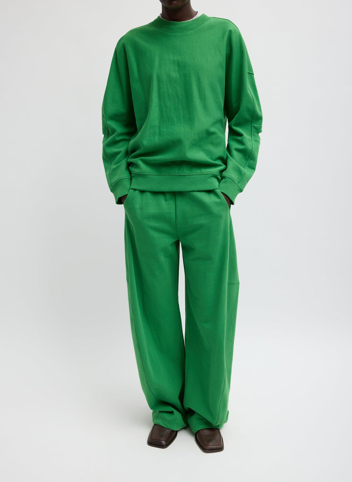 Cocoon Crewneck Sweatshirt | Tibi Essential