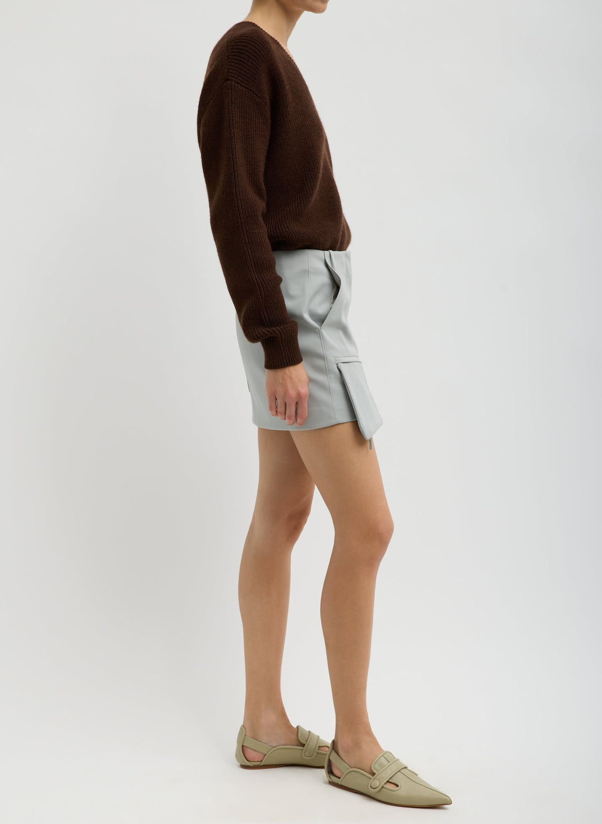 Compact Tech Knit Mini Skirt | Tibi Value