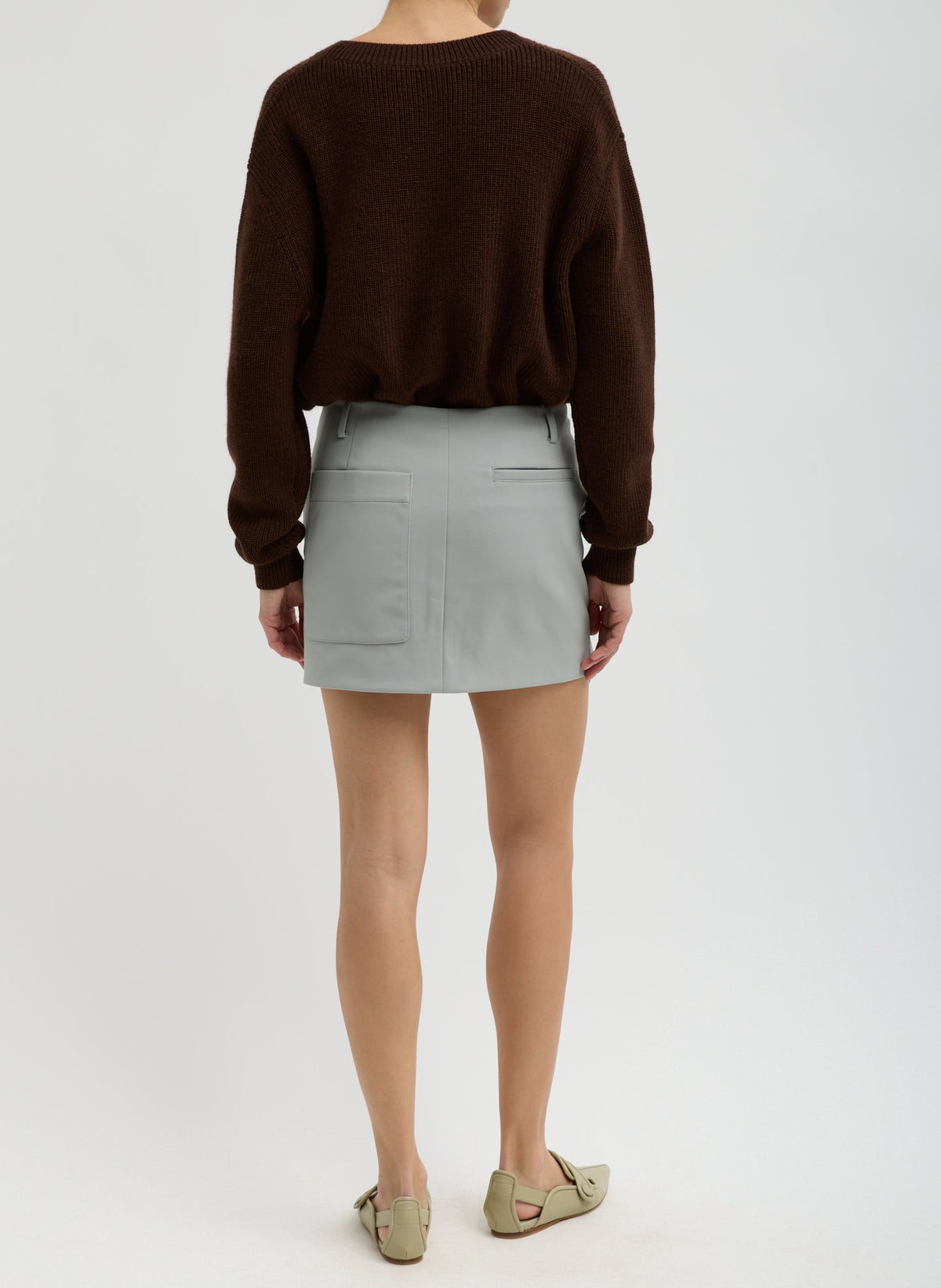 Compact Tech Knit Mini Skirt | Tibi Value