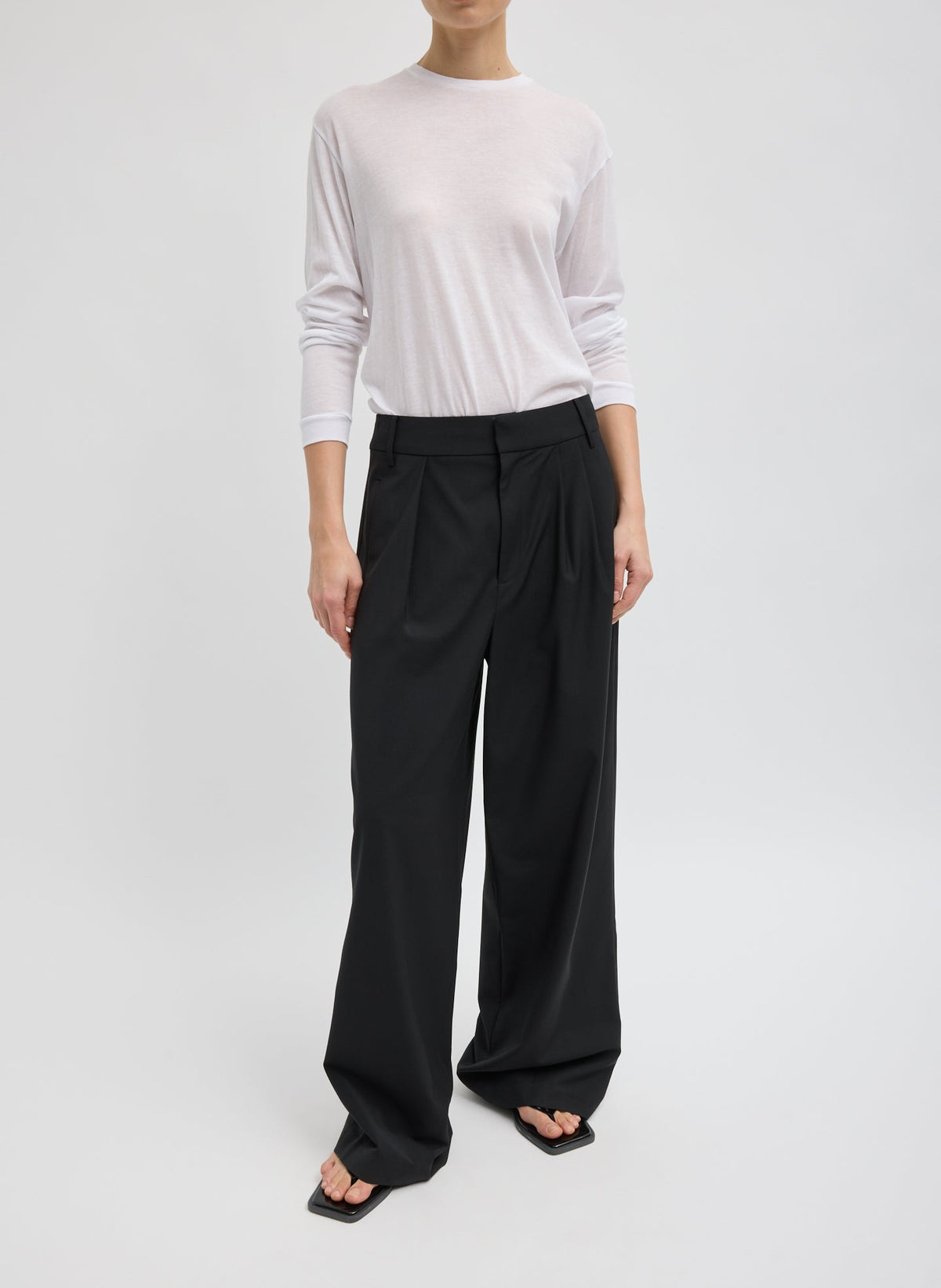 Tropical Wool Stella Pant | Tibi Popular