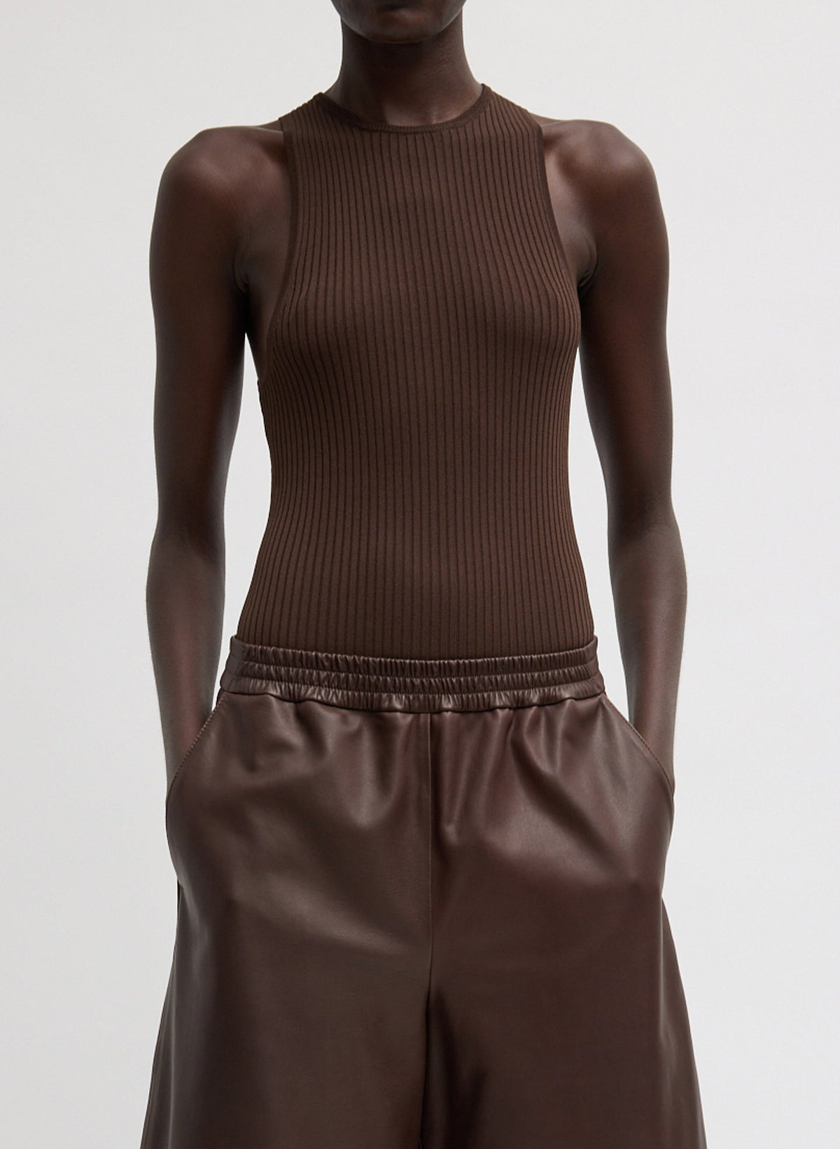 Ribbed Sweater Cut Out Tank | Tibi Smart Buy
