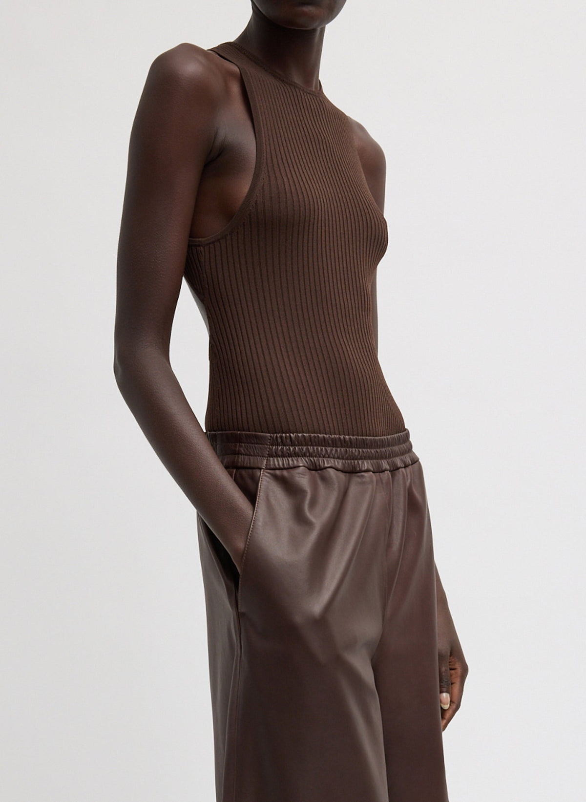 Ribbed Sweater Cut Out Tank | Tibi Smart Buy