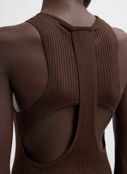 Ribbed Sweater Cut Out Tank | Tibi Smart Buy