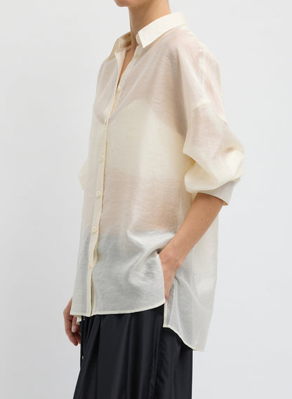 Summer Voile Oversized Shirt | Tibi Quality