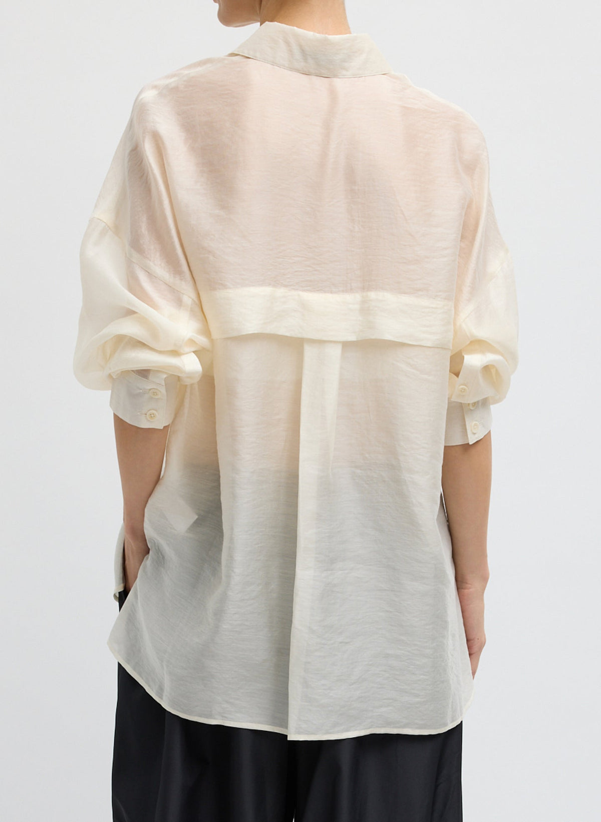 Summer Voile Oversized Shirt | Tibi Quality