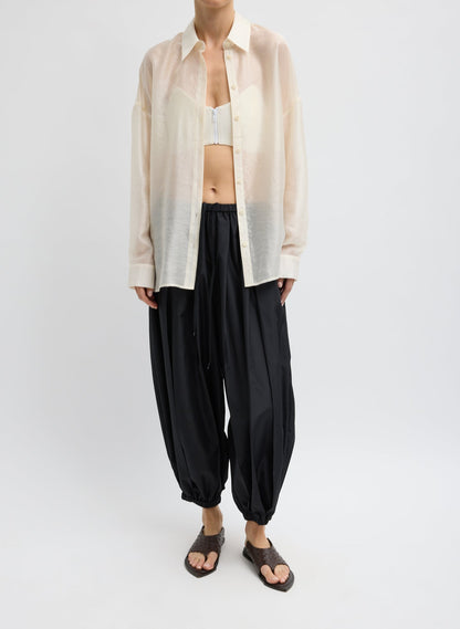 Summer Voile Oversized Shirt | Tibi Quality