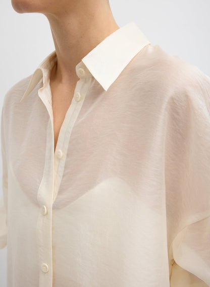 Summer Voile Oversized Shirt | Tibi Quality