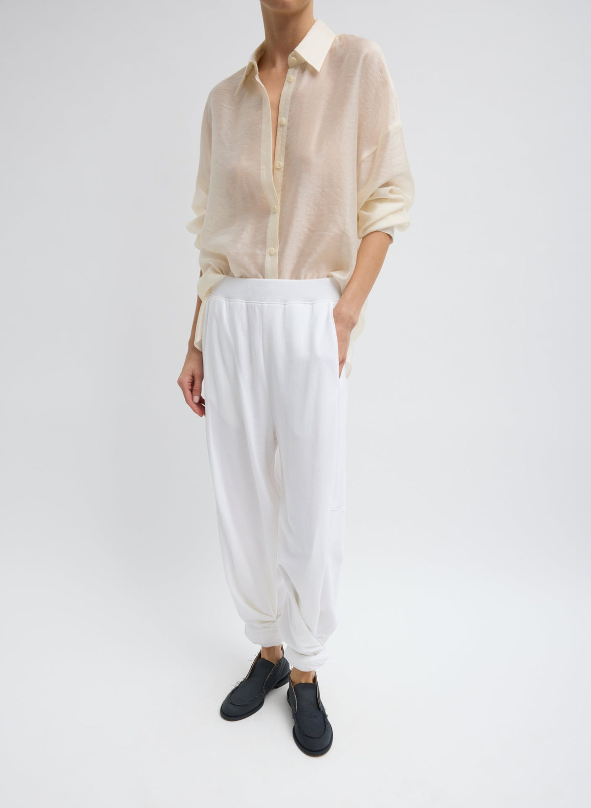 Summer Voile Oversized Shirt | Tibi Quality