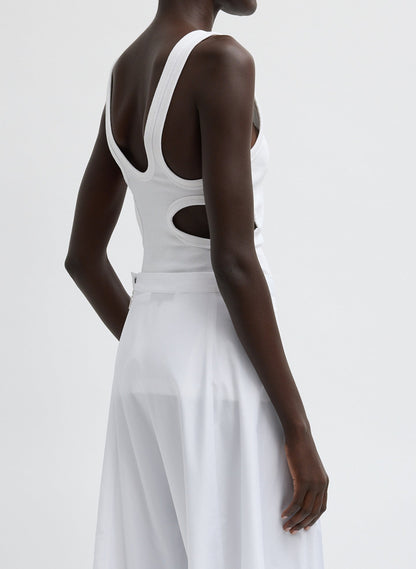 Ribbed Racerback Tank | Tibi Great Value
