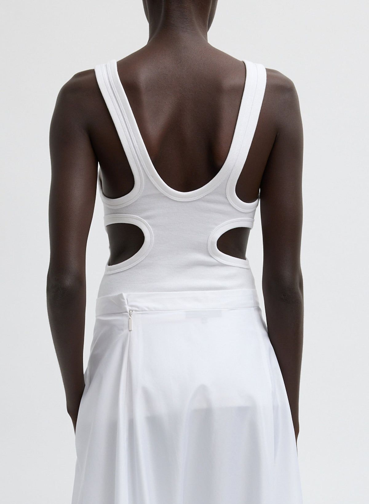Ribbed Racerback Tank | Tibi Great Value