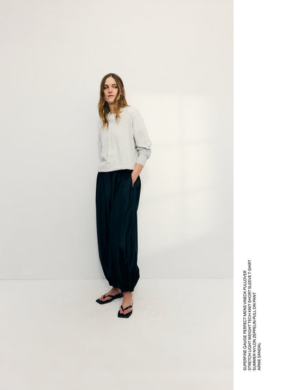 Summer Nylon Zeppelin Pant | Tibi Essential