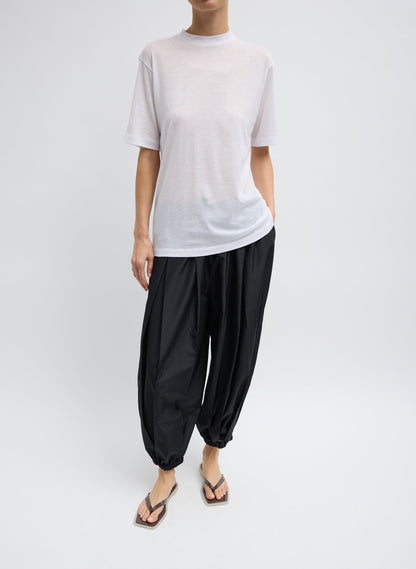 Sheer Crepe Knit Mock Unisex T-Shirt | Tibi Trending