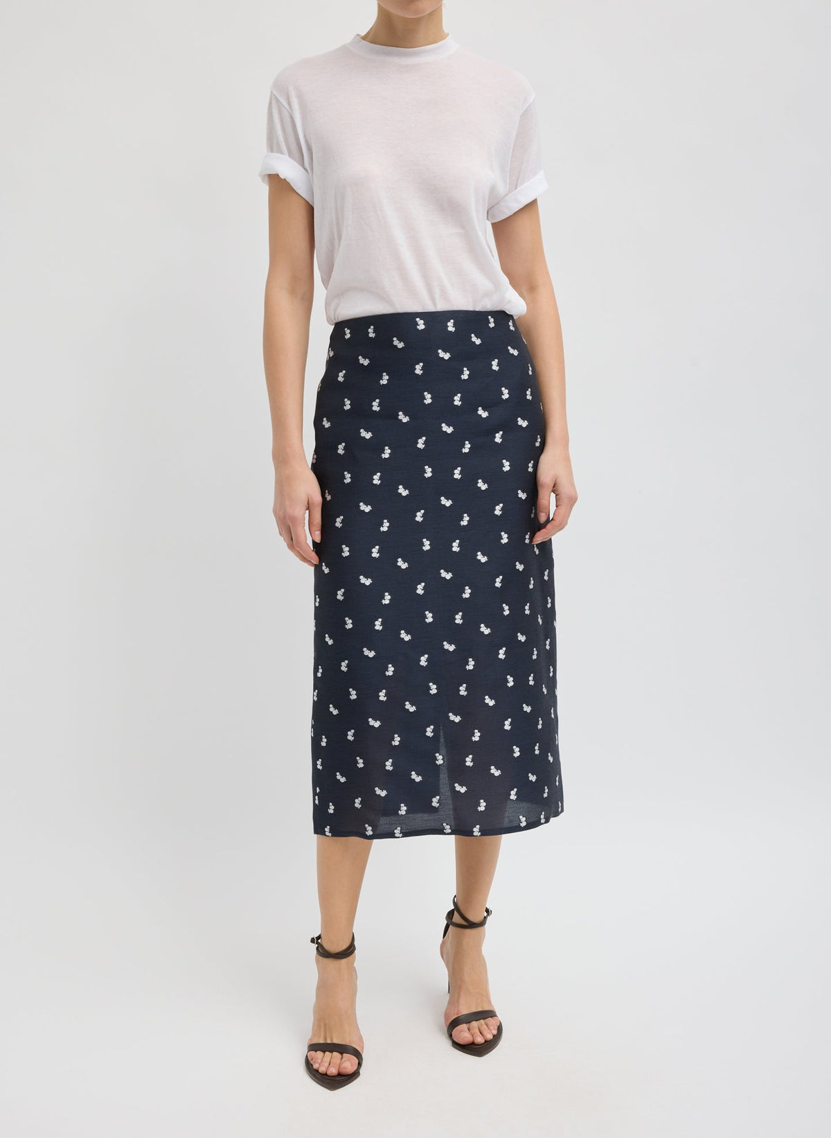 Silk Gazar Jacquard Pencil Skirt | Tibi Best Price