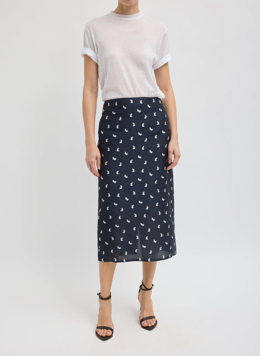 Silk Gazar Jacquard Pencil Skirt | Tibi Best Price