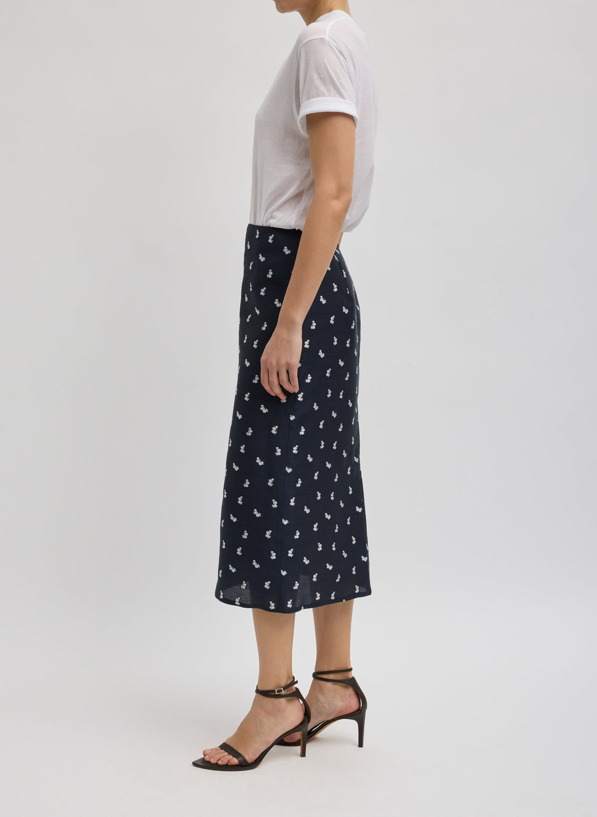 Silk Gazar Jacquard Pencil Skirt | Tibi Best Price