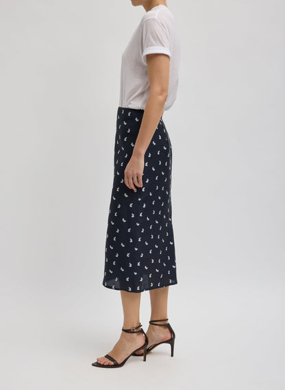 Silk Gazar Jacquard Pencil Skirt | Tibi Best Price