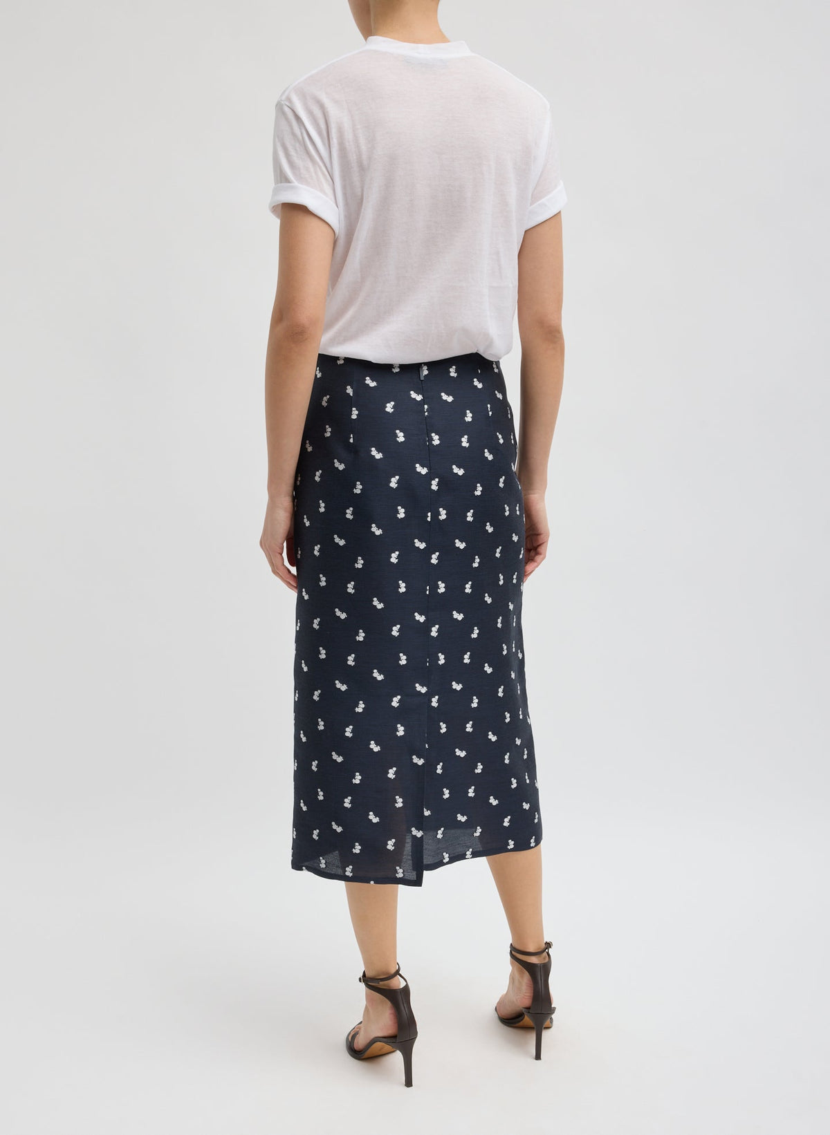 Silk Gazar Jacquard Pencil Skirt | Tibi Best Price