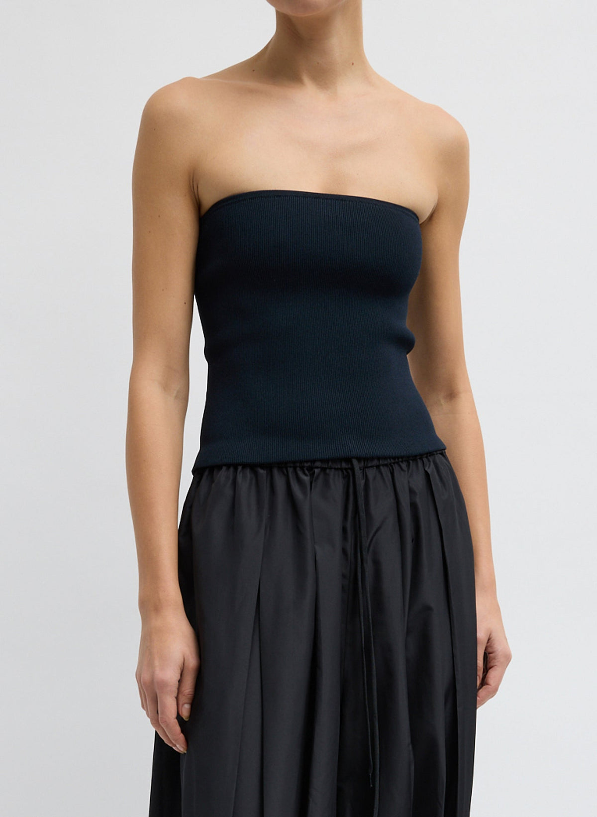 Ribbed Sweater Tube Top | Tibi Top Pick