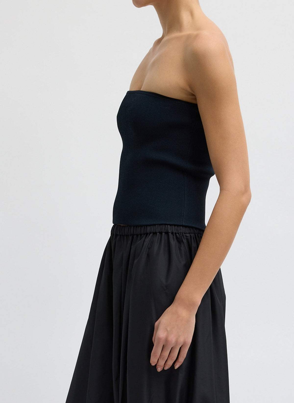 Ribbed Sweater Tube Top | Tibi Top Pick