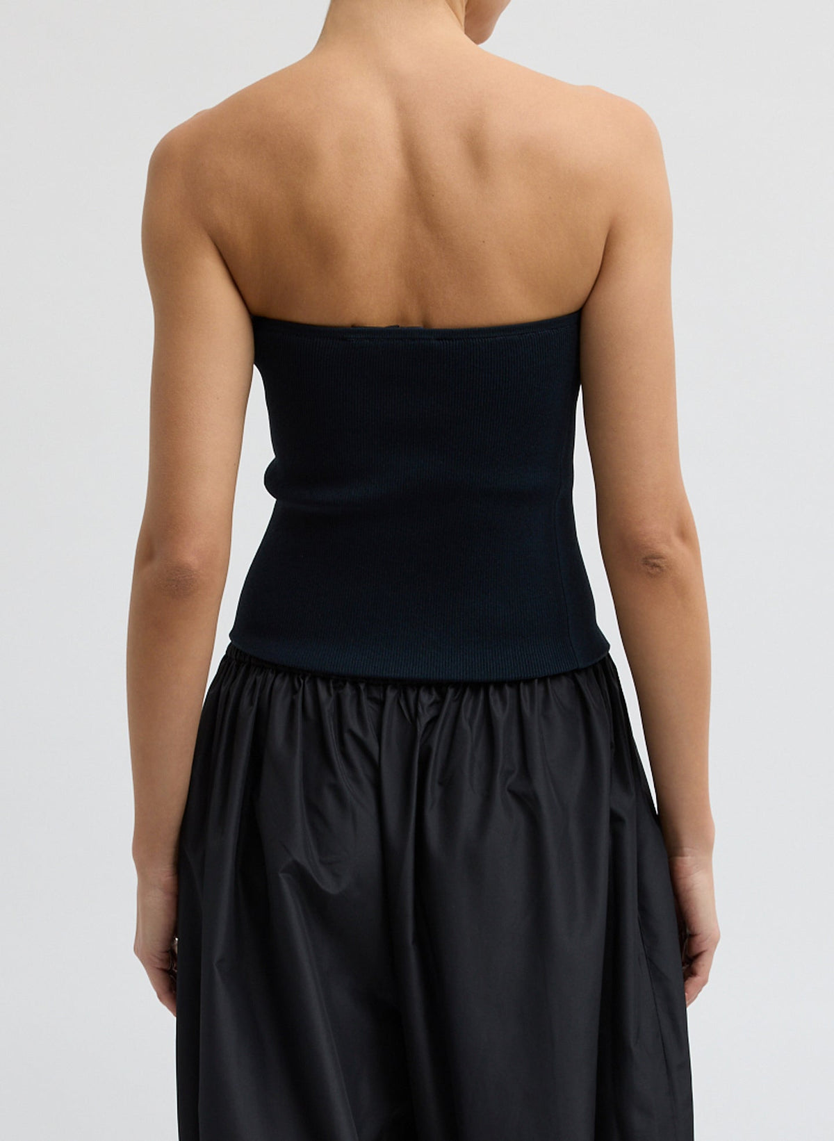 Ribbed Sweater Tube Top | Tibi Top Pick