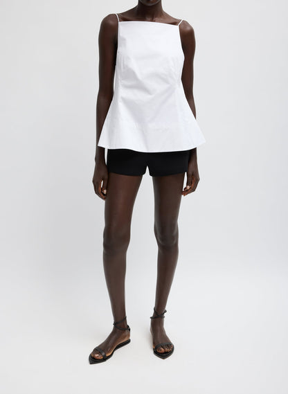 Eco Poplin Strappy Open Back Top | Tibi Recommended