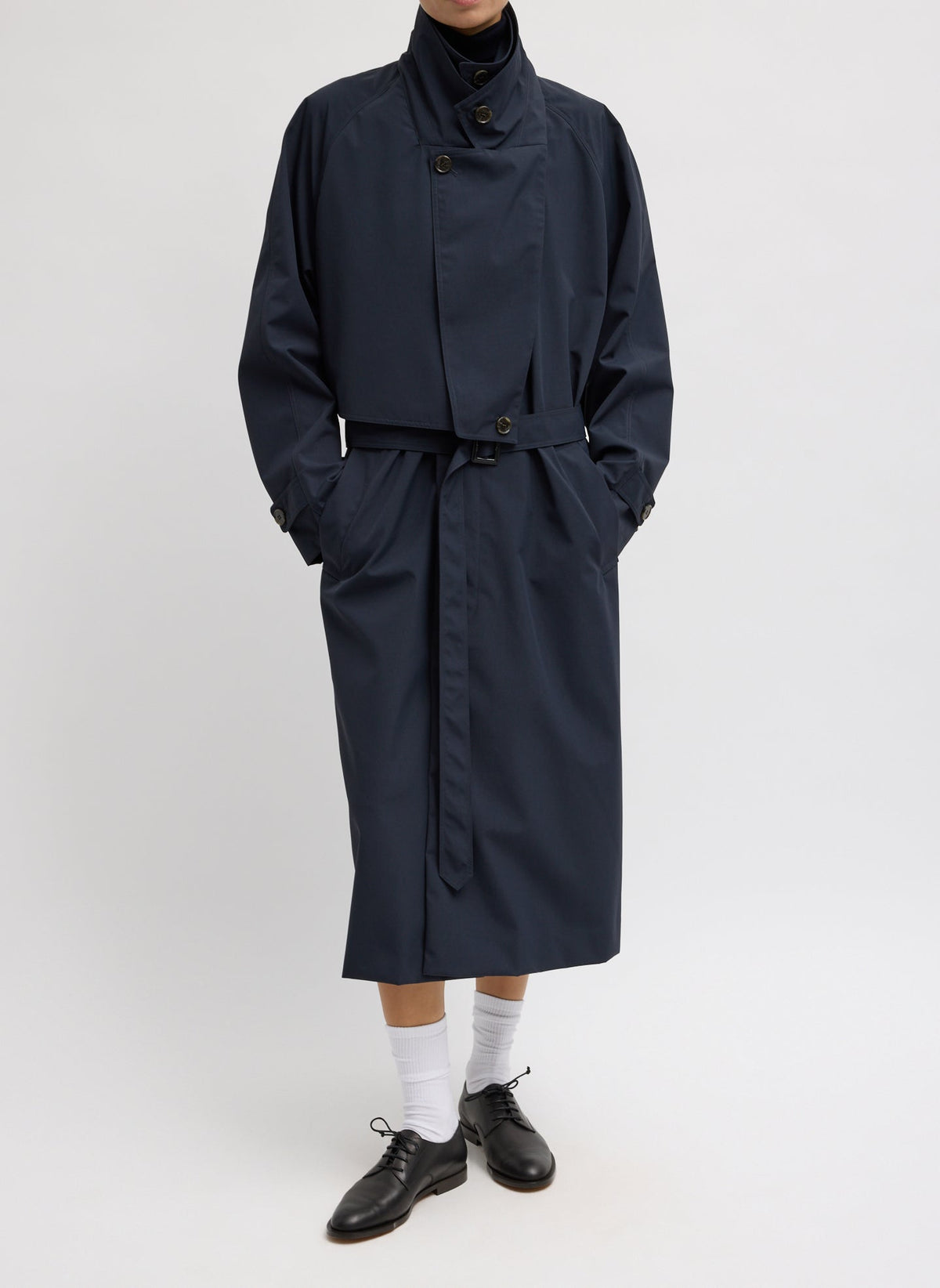 Double Collar Frank Trench | Tibi Signature