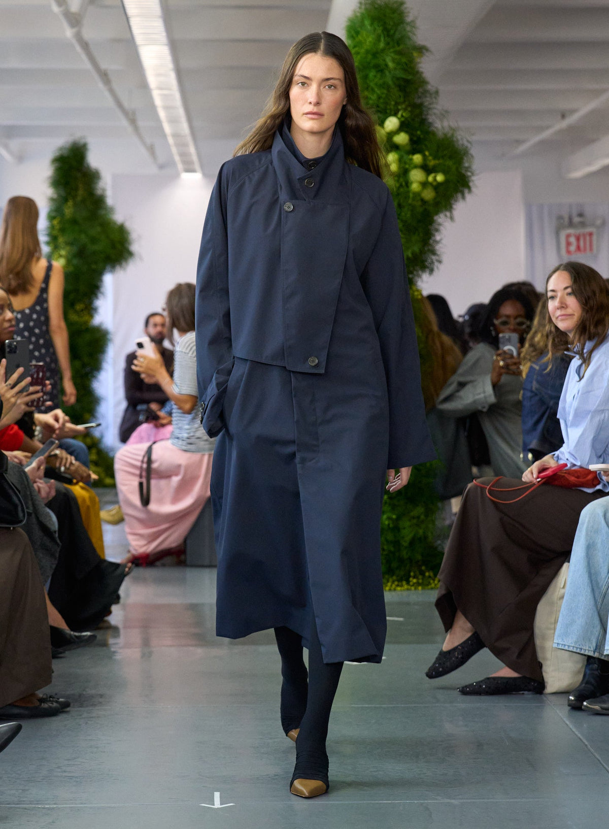Double Collar Frank Trench | Tibi Signature